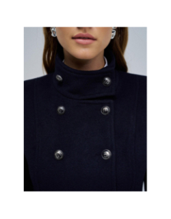 Veste en laine courte bleu marine femme - Salsa