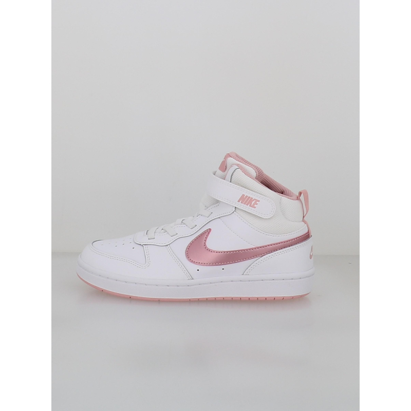 Baskets à scratch court borough mid 2 psv blanc enfant - Nike