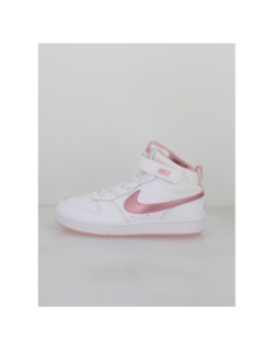 Baskets à scratch court borough mid 2 psv blanc enfant - Nike