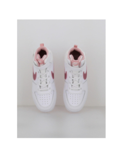 Baskets à scratch court borough mid 2 psv blanc enfant - Nike