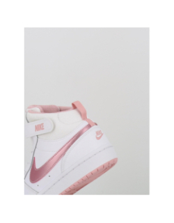 Baskets à scratch court borough mid 2 psv blanc enfant - Nike