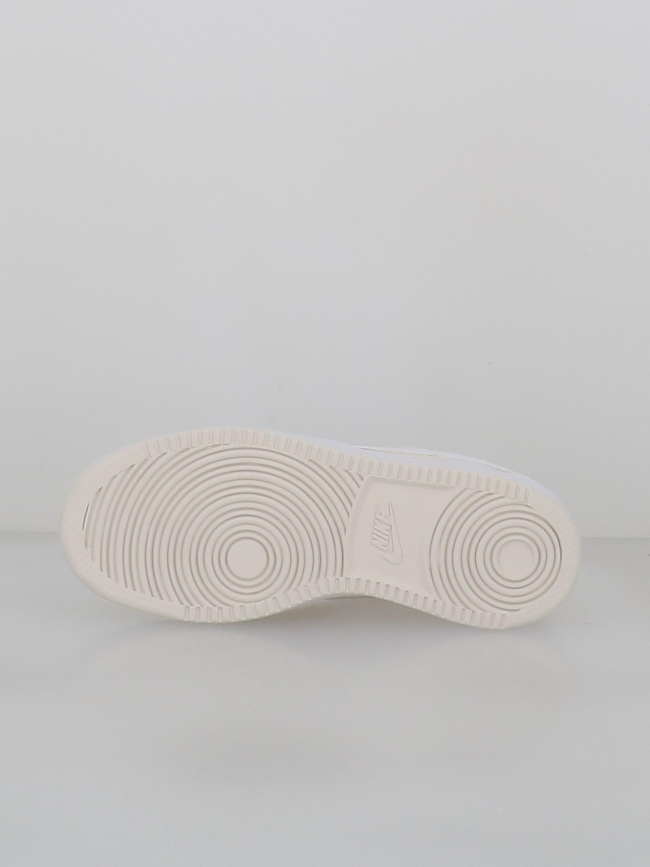 Baskets court vision blanc beige femme - Nike