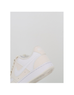Baskets court vision blanc beige femme - Nike
