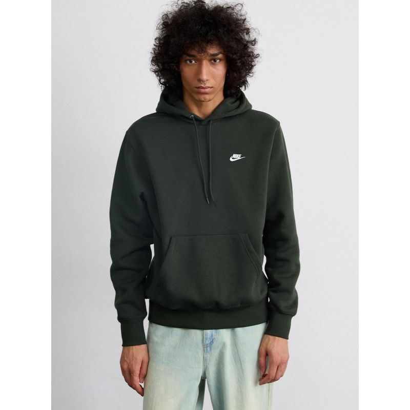 Sweat à capuche club bb po kaki homme - Nike
