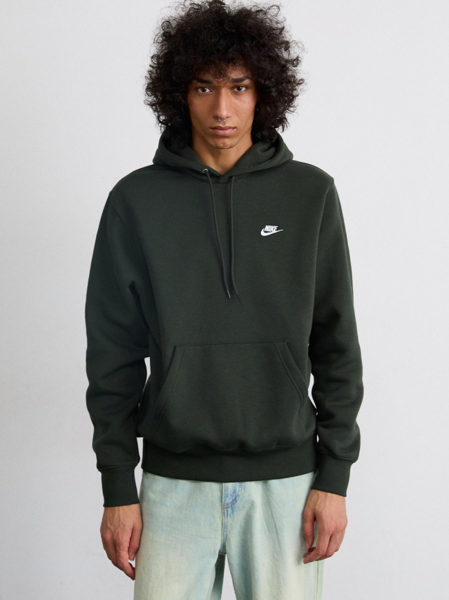 Sweat à capuche club bb po kaki homme - Nike