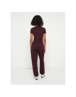 Pantalon jogging phoenix fleece bordeaux femme - Nike