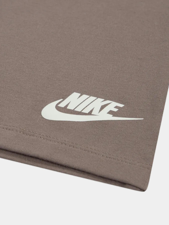 Ensemble sweat et leggging rose et marron fille - Nike