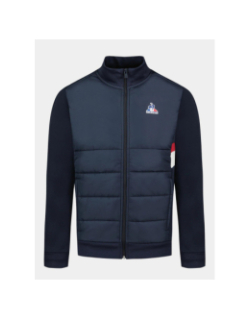 Veste zippé tri sp fz hybride bleu marine homme - Le Coq Sportif