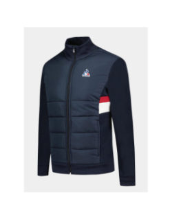 Veste zippé tri sp fz hybride bleu marine homme - Le Coq Sportif
