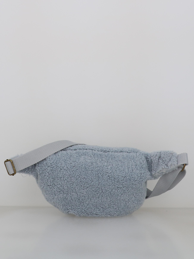 Sac banane en fausse fourrure teddy bugbane bleu femme - Barts