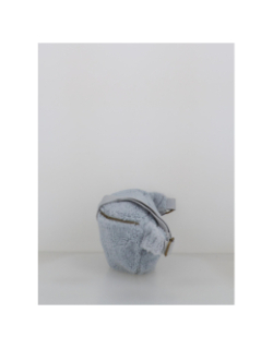 Sac banane en fausse fourrure teddy bugbane bleu femme - Barts