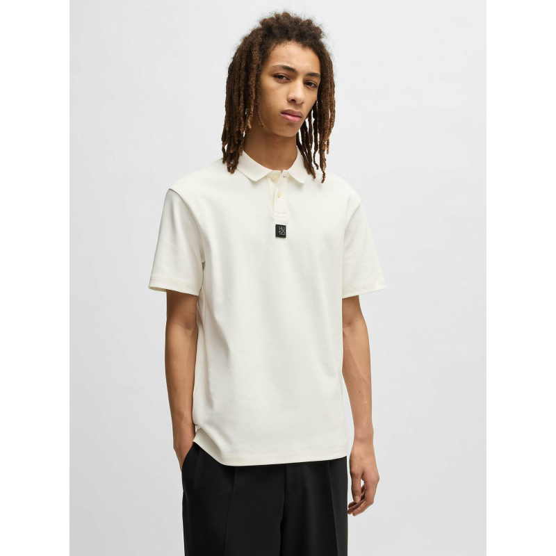Polo à manches courtes deabono blanc homme - Hugo