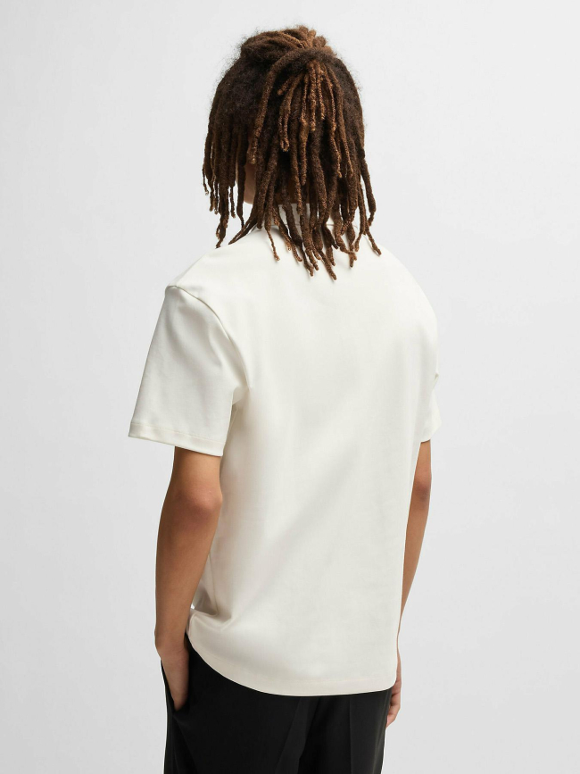 Polo à manches courtes deabono blanc homme - Hugo