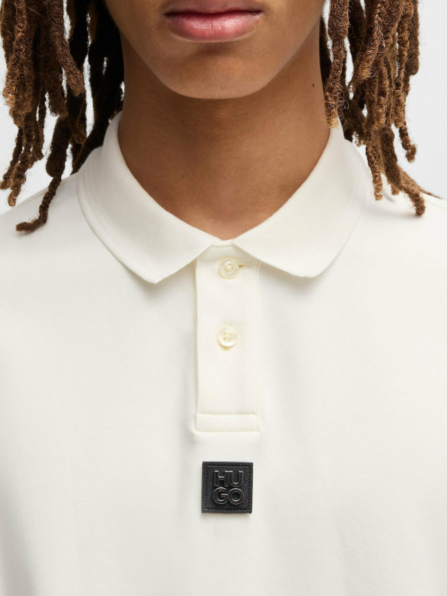 Polo à manches courtes deabono blanc homme - Hugo