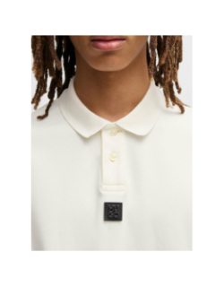Polo à manches courtes deabono blanc homme - Hugo