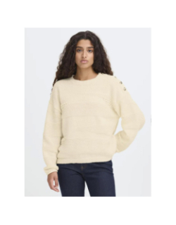 Pull astra blanc crème femme - Ichi