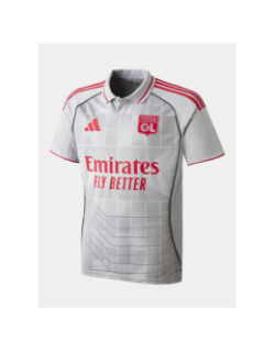 Maillot de football third ol 25/26 gris enfant - Adidas