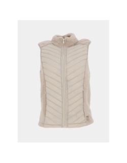 Veste polaire sans manches dobroll beige femme - Sun Valley
