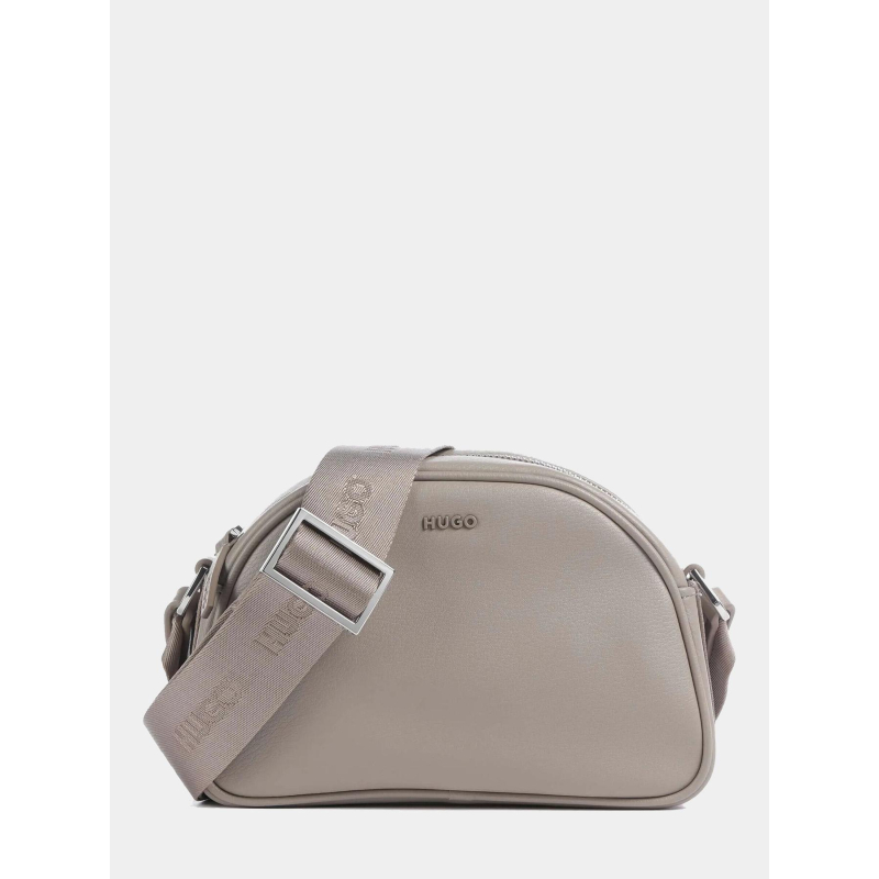 Sac bandoulière moon beige femme - Hugo