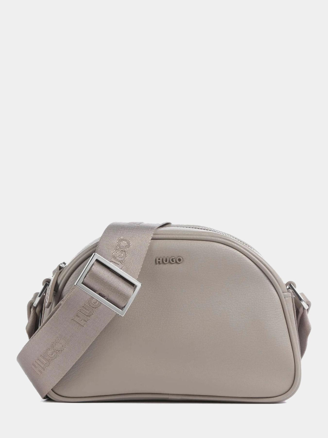 Sac bandoulière moon beige femme - Hugo