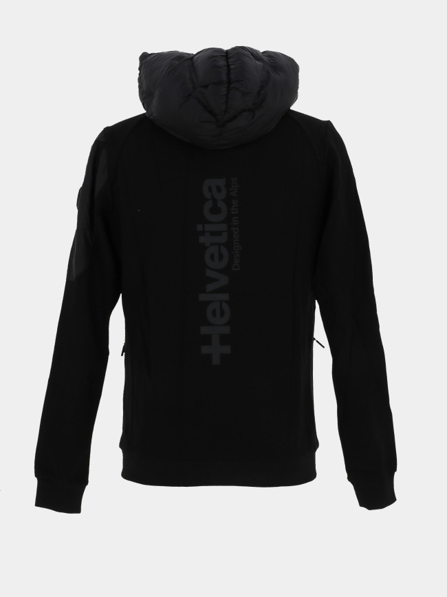 Veste à capuche isère noir homme - Helvetica