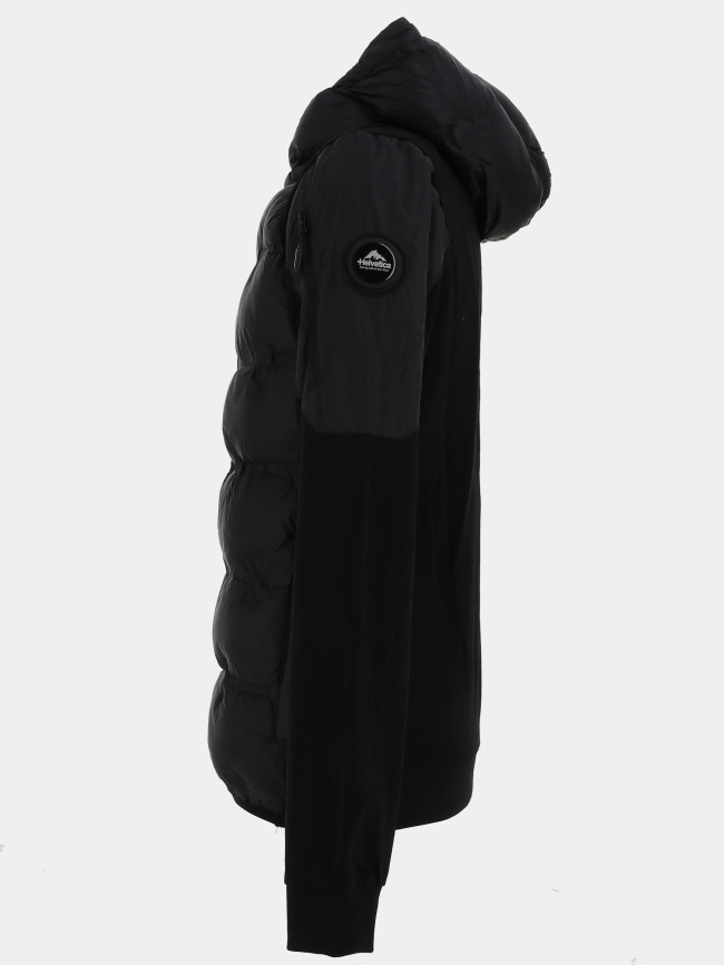 Veste à capuche isère noir homme - Helvetica