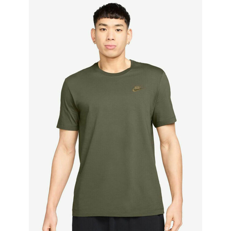 T-shirt à manches courtes nsw club logo kaki homme - Nike