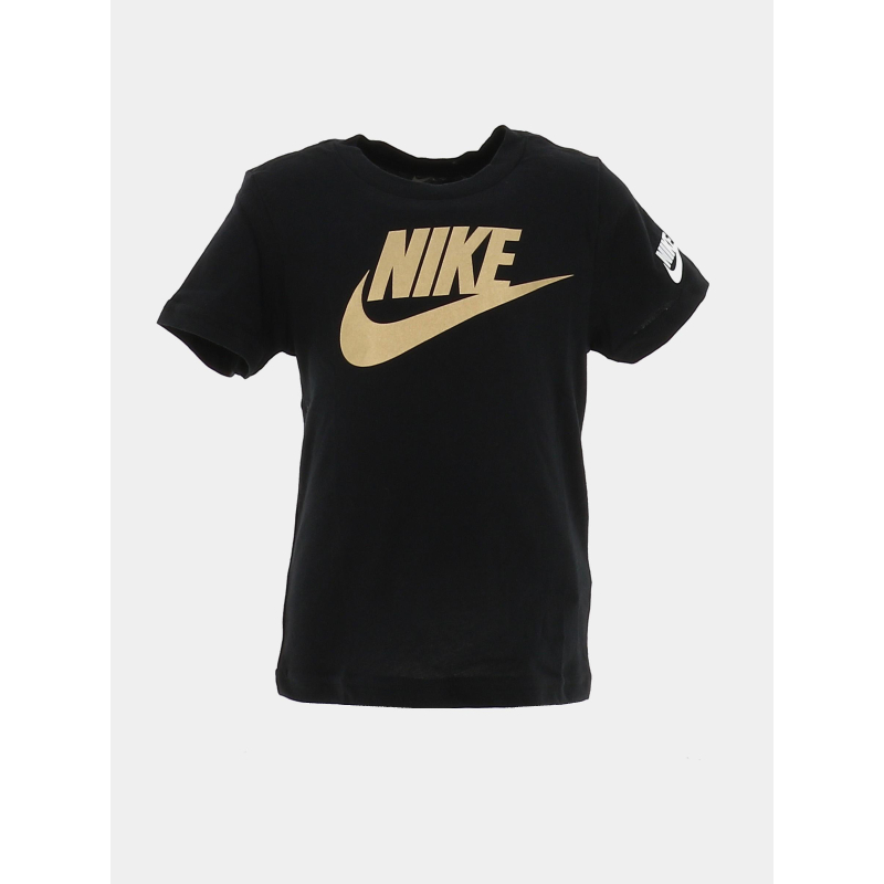 T-shirt à manches courtes futura evergreen noir doré enfant - Nike