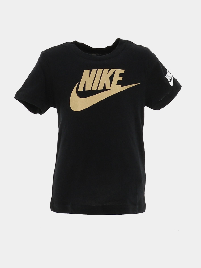 T-shirt à manches courtes futura evergreen noir doré enfant - Nike