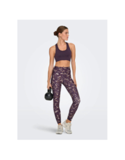 Brassière de sport daisy 2 violet femme - Only Play