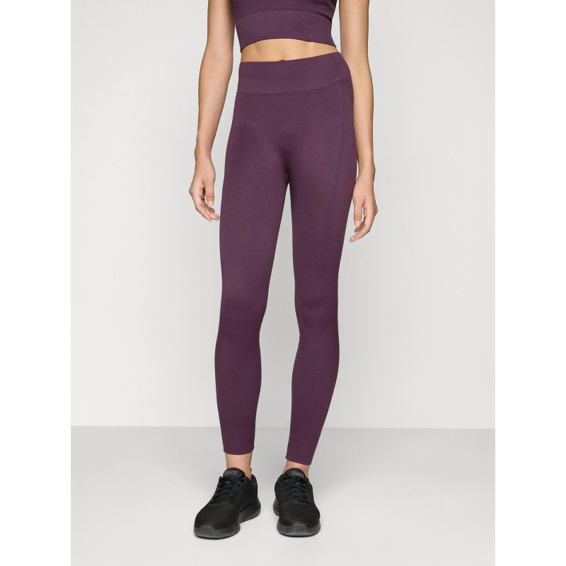 Legging côtelé jaia life violet femme - Only Play