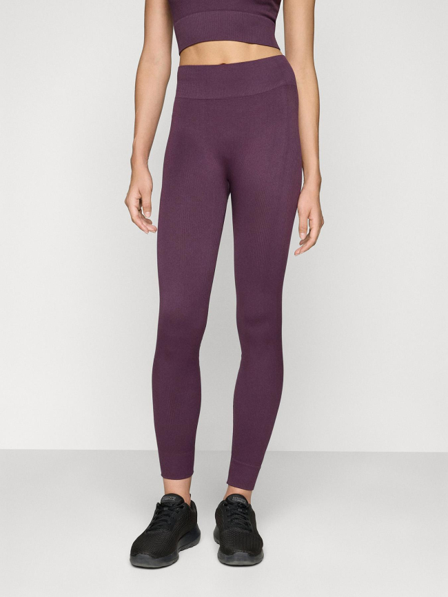 Legging côtelé jaia life violet femme - Only Play