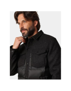 Blouson matelassée gusto noir homme - Deeluxe