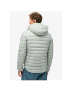 Veste matelassée à capuche fuji sport gris homme - Superdry