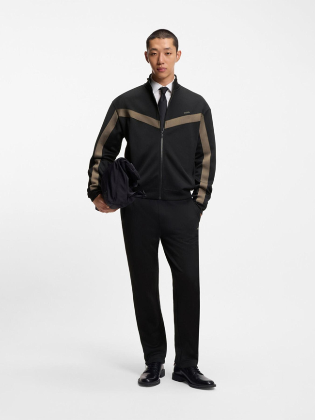 Pantalon jogging dolos noir et marron homme - Hugo