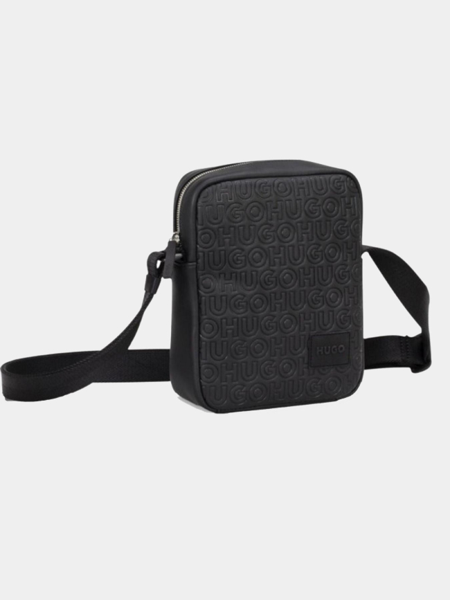 Sacoche bandoulière en simili cuir ethon 2.0 noir homme - Hugo