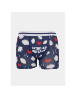 Boxer passion rugby bleu marine homme - Stc