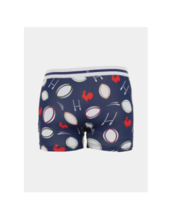 Boxer passion rugby bleu marine homme - Stc