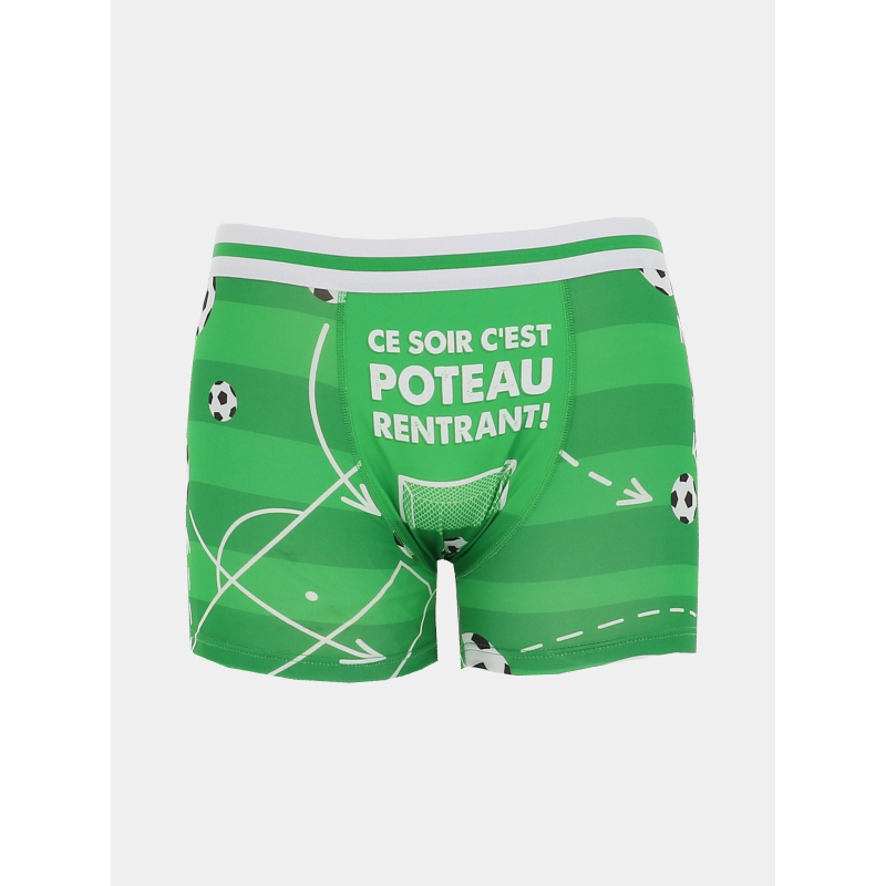 Boxer passion football vert homme - Stc