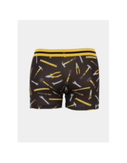 Boxer passion bricolage noir jaune homme - Stc