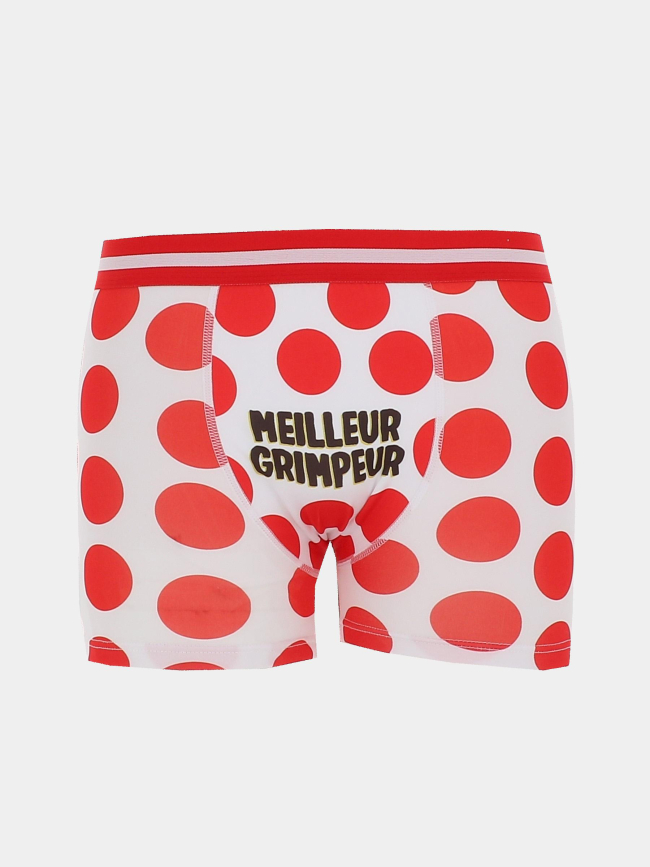 Boxer passion cyclisme rouge blanc homme - Stc