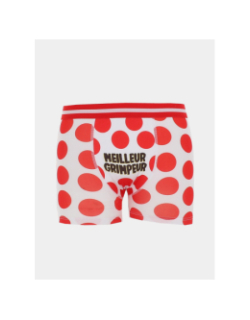 Boxer passion cyclisme rouge blanc homme - Stc