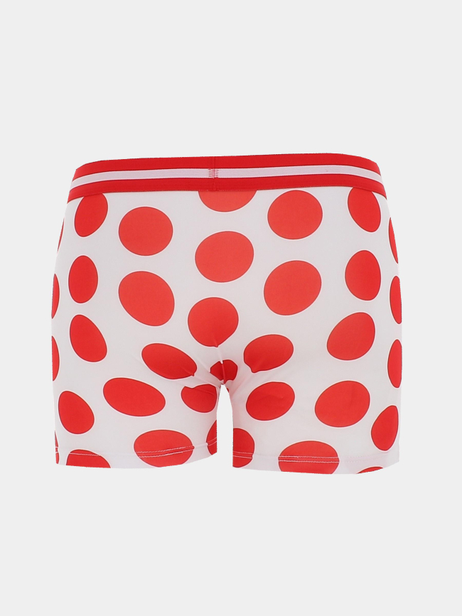 Boxer passion cyclisme rouge blanc homme - Stc