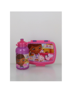 Boite à gouter et gourde doc mc stuffins rose enfant - Stc