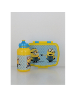 Boite à gouter et gourde minions jaune enfant - Stc