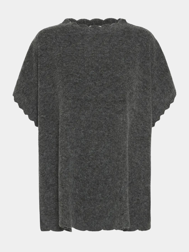 Pull iamacha gris anthracite femme - Ichi