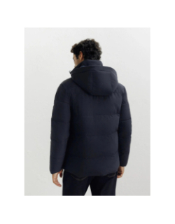 Doudoune courte à capuche redy bleu marine homme - Izac