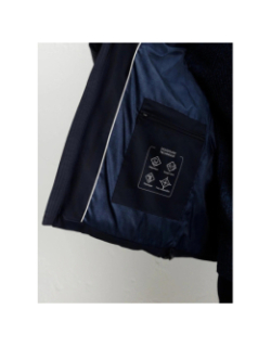 Doudoune courte à capuche redy bleu marine homme - Izac