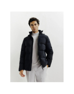 Doudoune courte à capuche redy noir homme - Izac