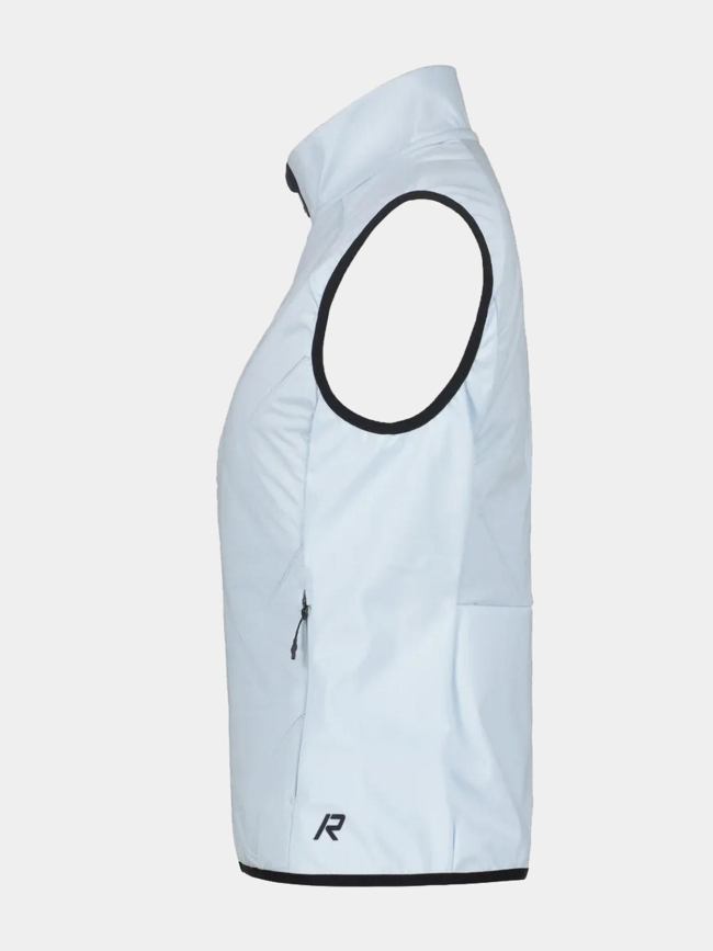 Veste de running sans manches merjala bleu ciel femme - Rukka